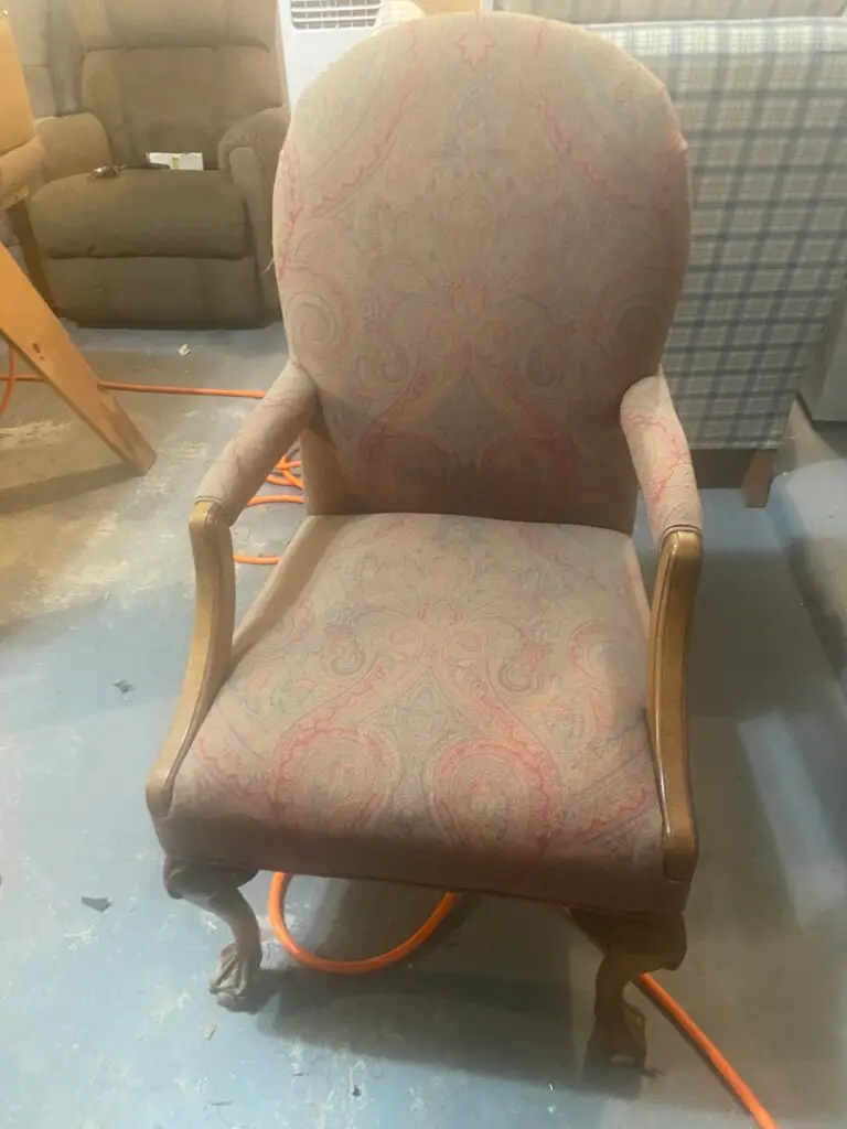 Dining chair 1 before