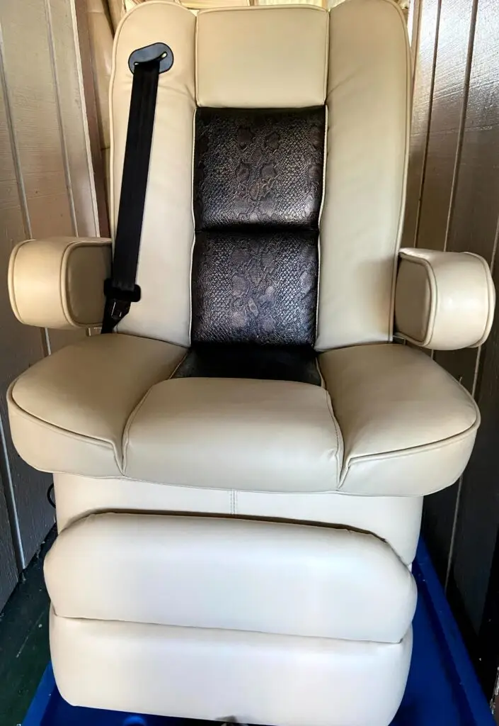 RV captain chair 1 after